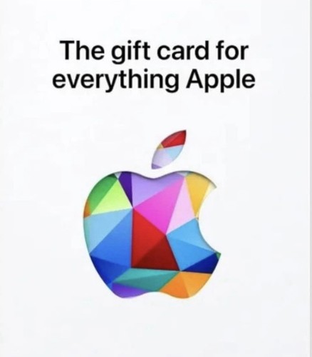 500 apple gift card e - 500$, -e-gift