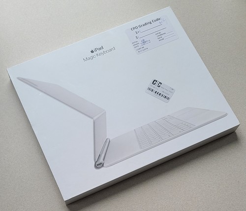 Open box apple magic keyboard - open,